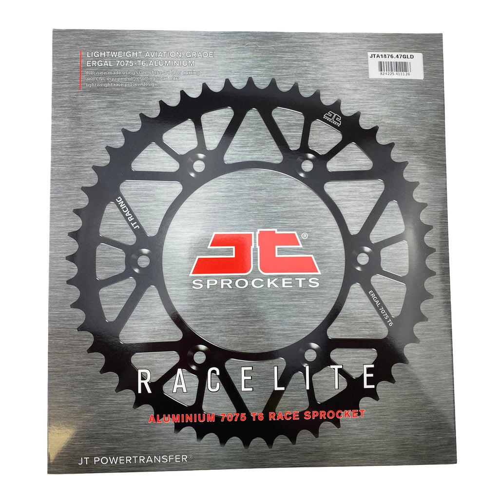 REAR SPROCKET ALLOY GOLD JTA1876.47GLD JT CHAIN