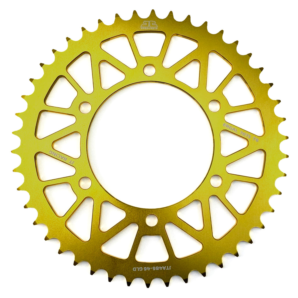 REAR SPROCKET ALLOY JTA486.46GLD, HONDA ROAD JT