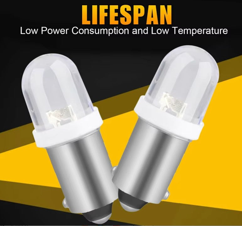10Pcs LIGHT BULB 12V 4W BA9S P233 T11 3030 1SMD LED T4W