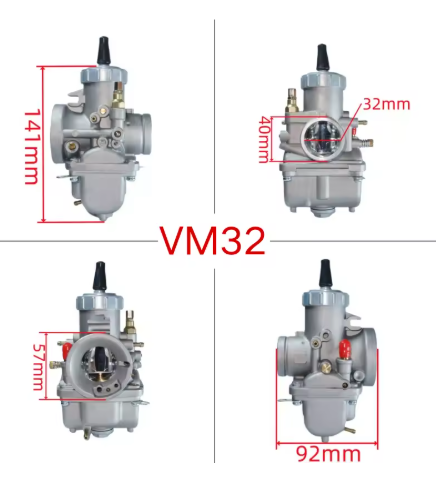 Carburettor Assembly 32mm Mikuni VM32 Universal