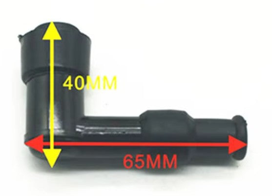 Spark Plug Cap 90* with Rubber Seals