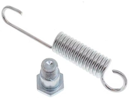 90mm KICK STAND RETURN SPRING + PIVET BOLT CRF50 TTR LIFAN YX SSR DIRT PIT BIKE