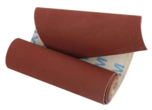 80 GRIT EMERY CLOTH SAND PAPER 1M LONG x 100mm WIDE