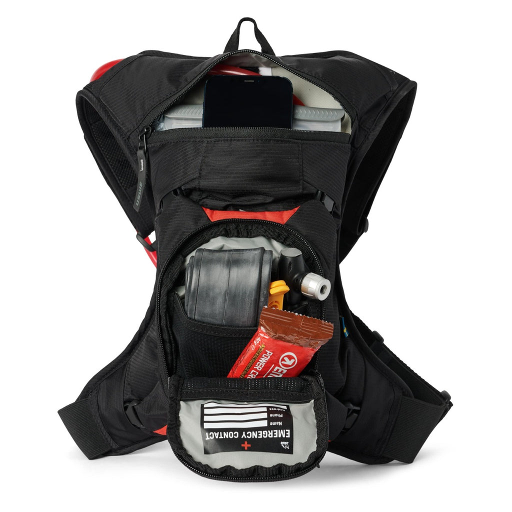 MTB Hydro 3L Hydration Pack - Black/Red - USWE 5203078036