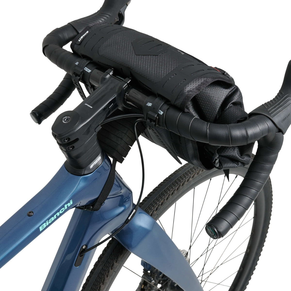 Handlebar Roll-Top Bag + Holster 9L - Black - USWE 200067001