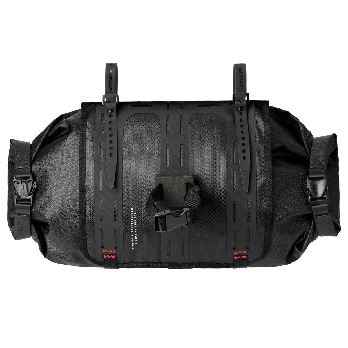 Handlebar Roll-Top Bag + Holster 9L - Black - USWE 200067001