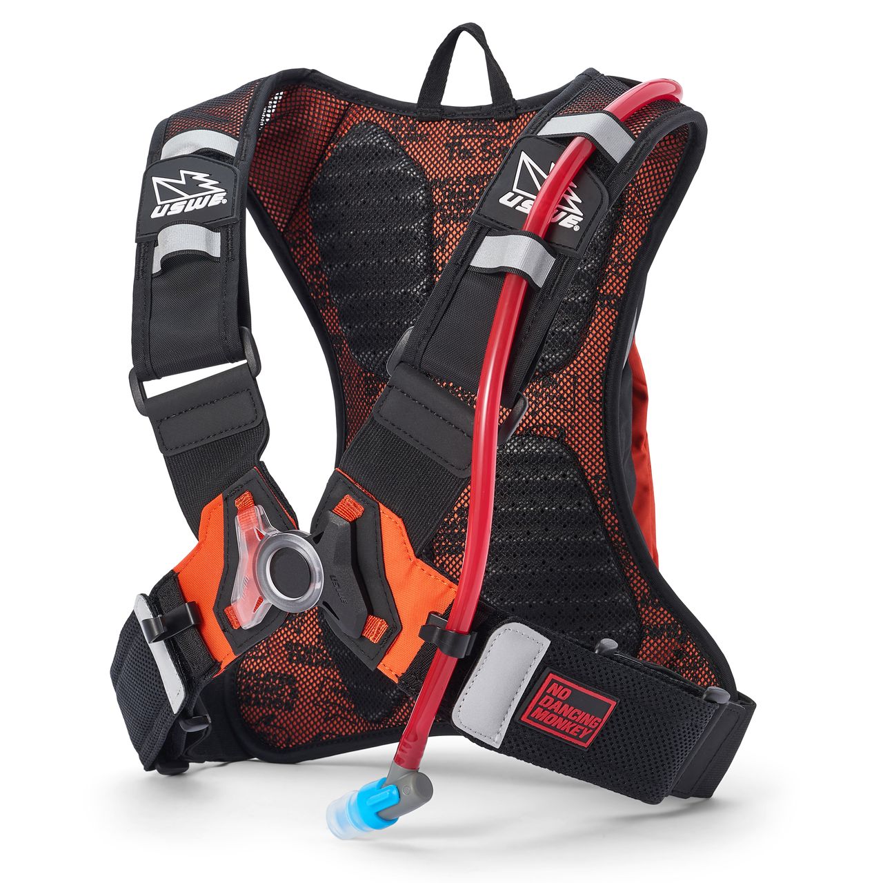 Moto Hydro 3L Dirt Biking Hydration Pack - Black/Orange - USWE 5203090038