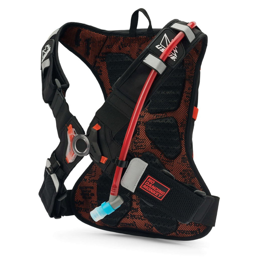 Moto Hydro 4L Dirt Biking Hydration Pack - Black/Orange - USWE 5204090038