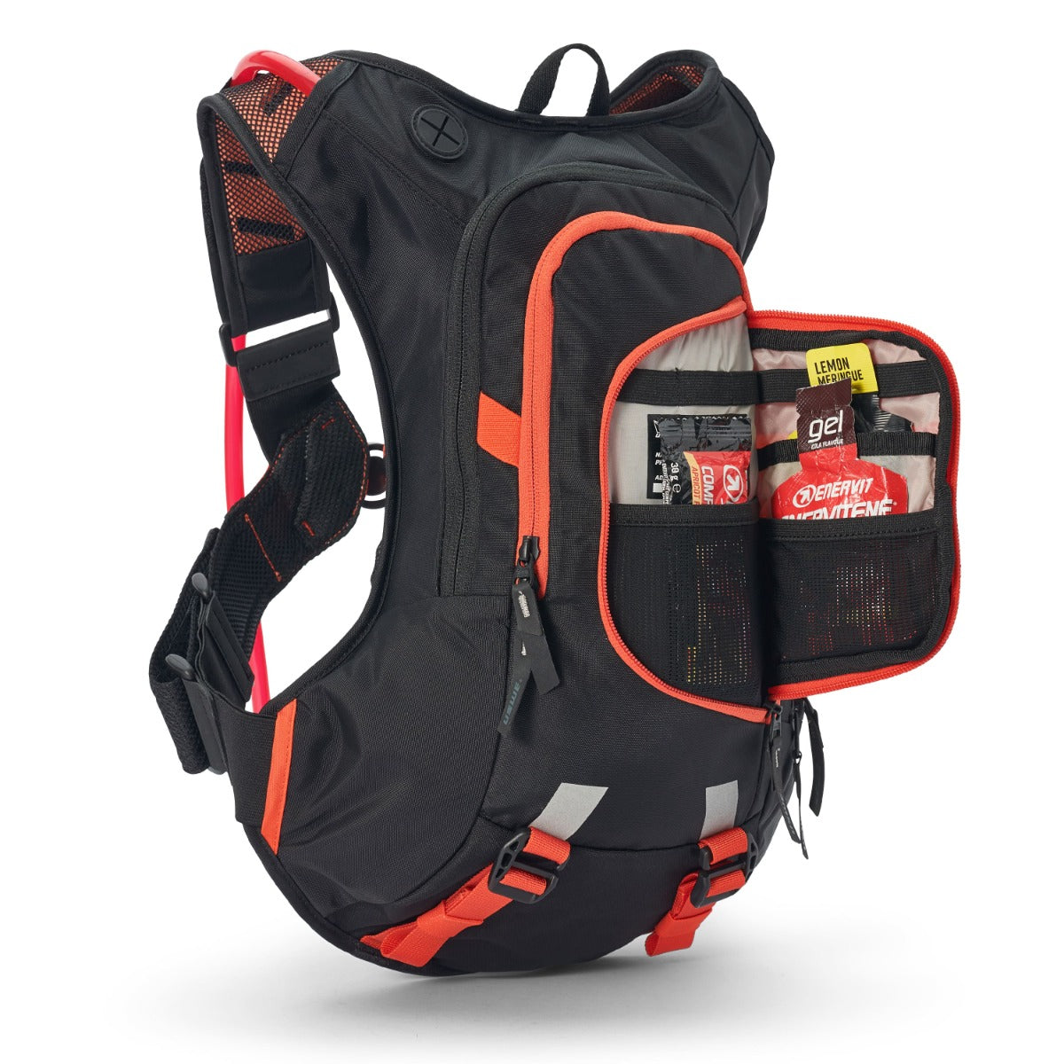 Moto Hydro 8L Dirt Biking Hydration Pack - Black/Orange - USWE 5208090038