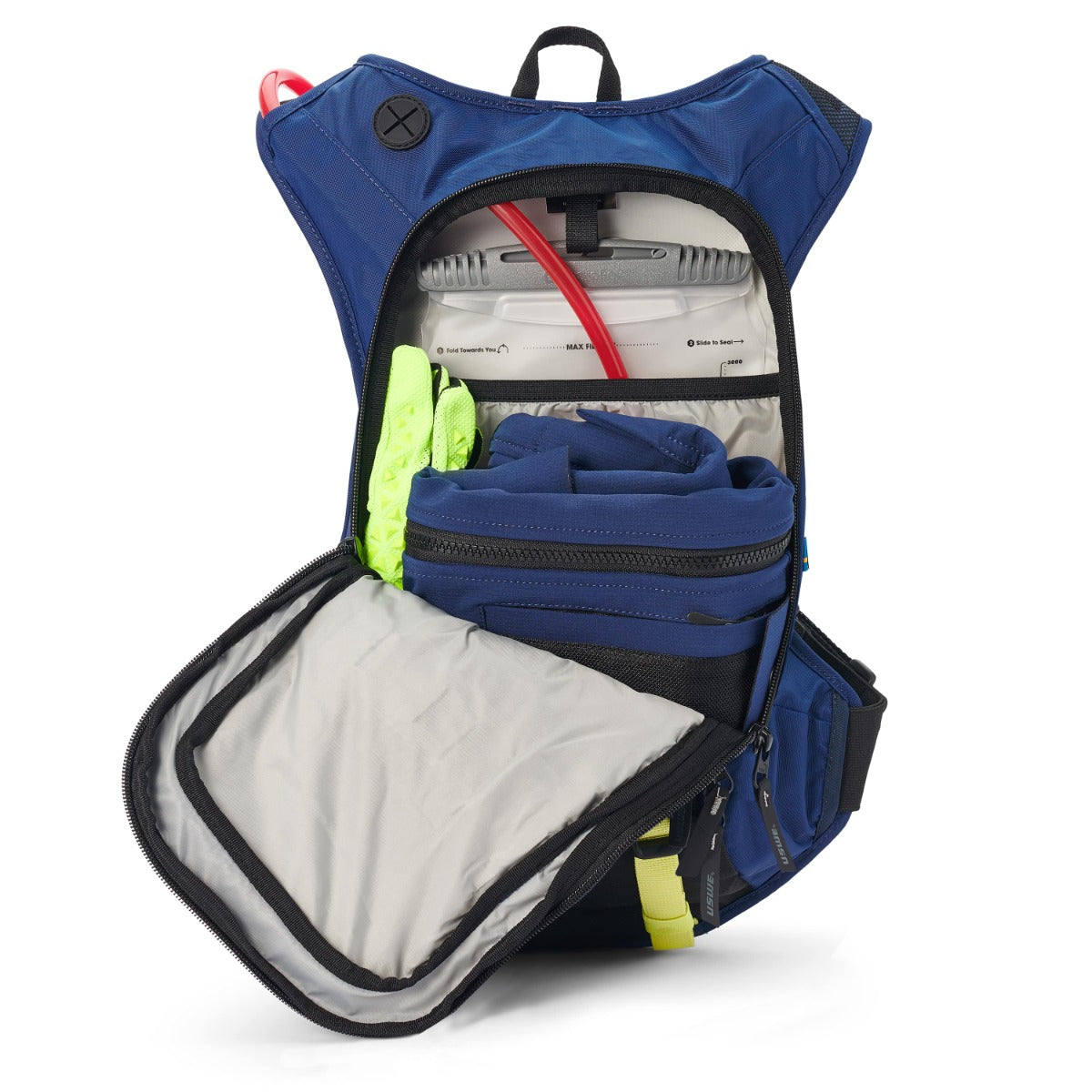 Moto Hydro 12L Dirt Biking Hydration Pack - Blue - USWE 5212090039