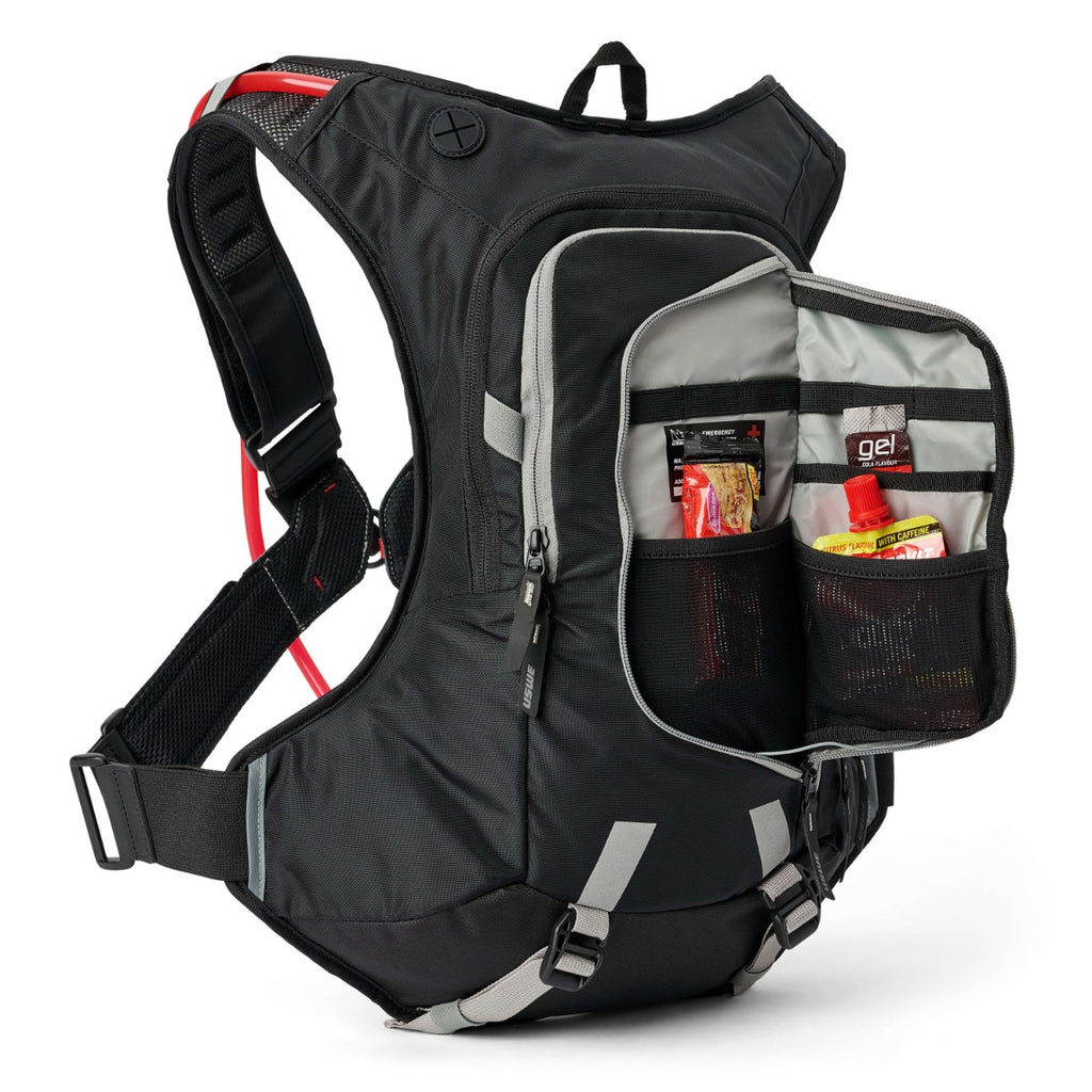 Moto Hydro 12L XTR Dirt Biking Hydration Pack XXL - Black/Grey - USWE 5212059001