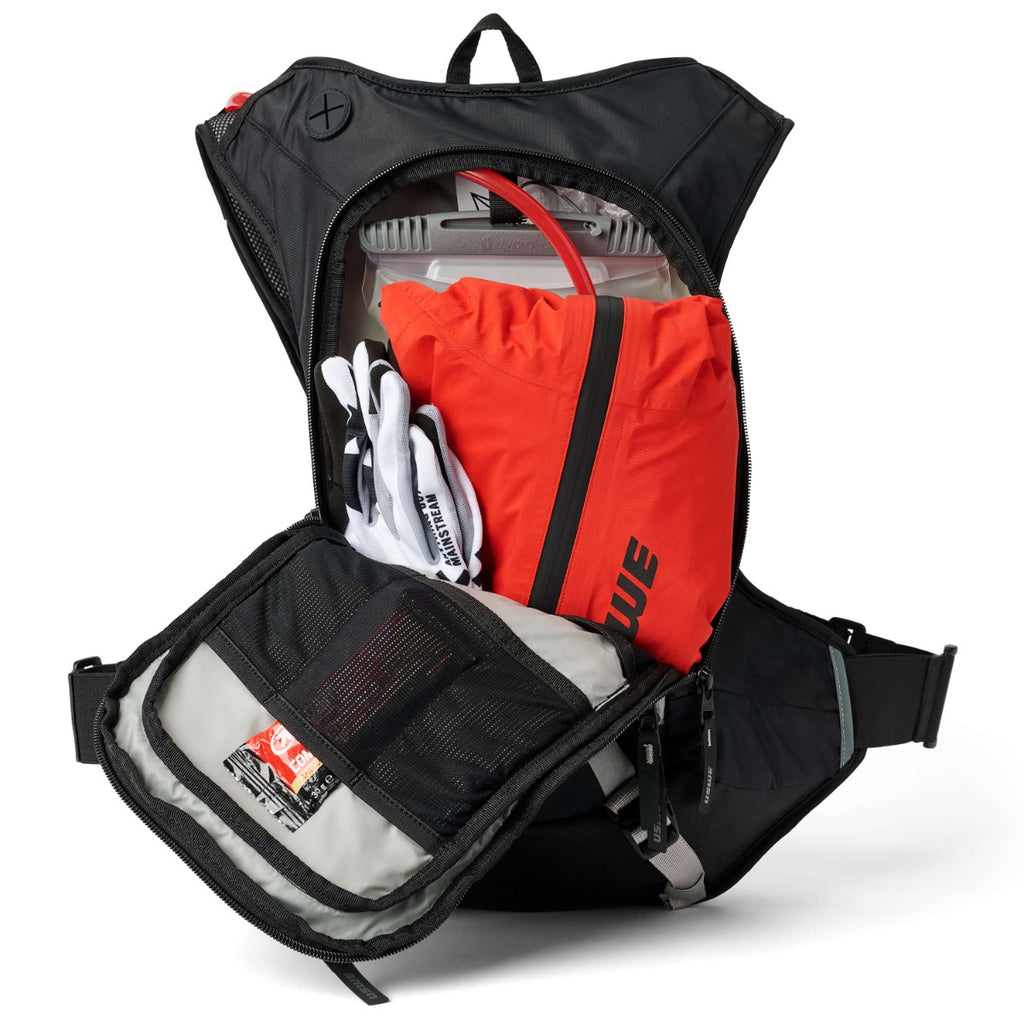 Moto Hydro 12L XTR Dirt Biking Hydration Pack XXL - Black/Grey - USWE 5212059001