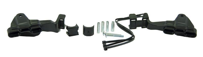 HP3 HANDGUARD WITH FITTING KIT RED/WHITE, RTECH R-HP3ENDRSBN0