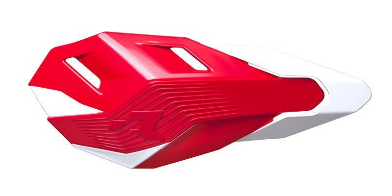 HP3 HANDGUARD WITH FITTING KIT RED/WHITE, RTECH R-HP3ENDRSBN0