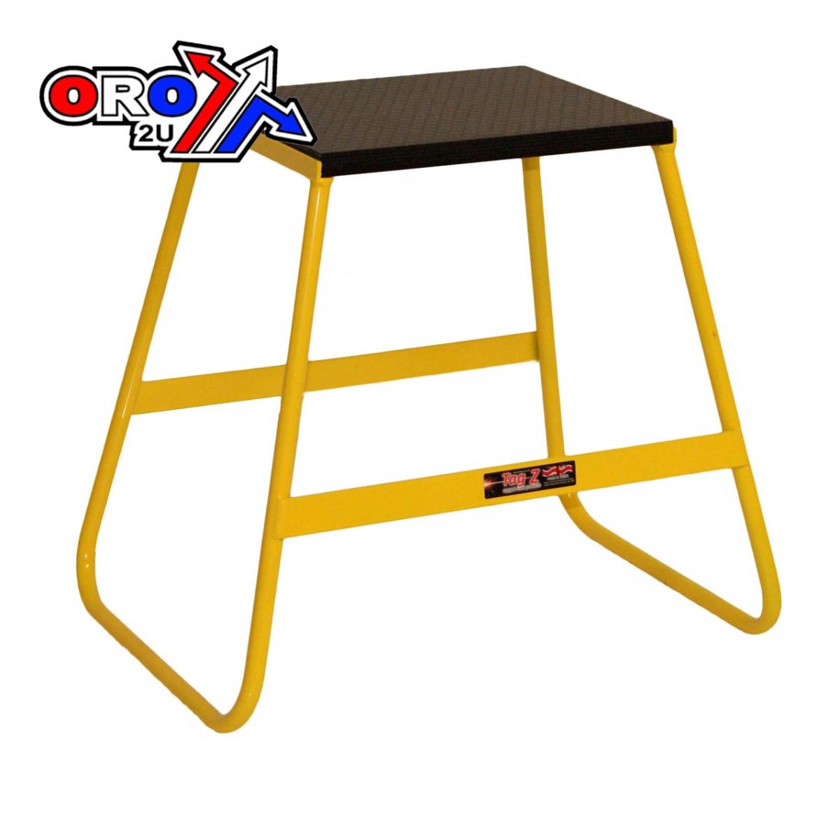 TRADE PACK 5 BIKE STANDS YELOW, 440mm TALL, LIGHT WEIGHT, MX, TRADE £16.50 EACH