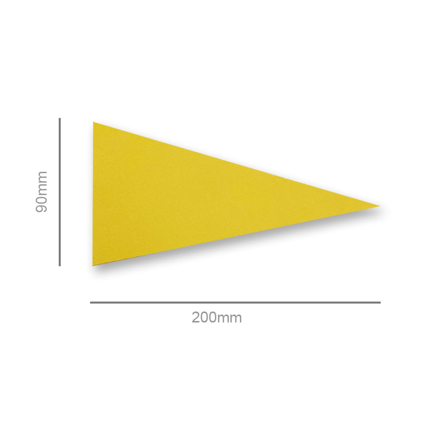 Enduro Track Marking Arrows Yellow 50PCS
