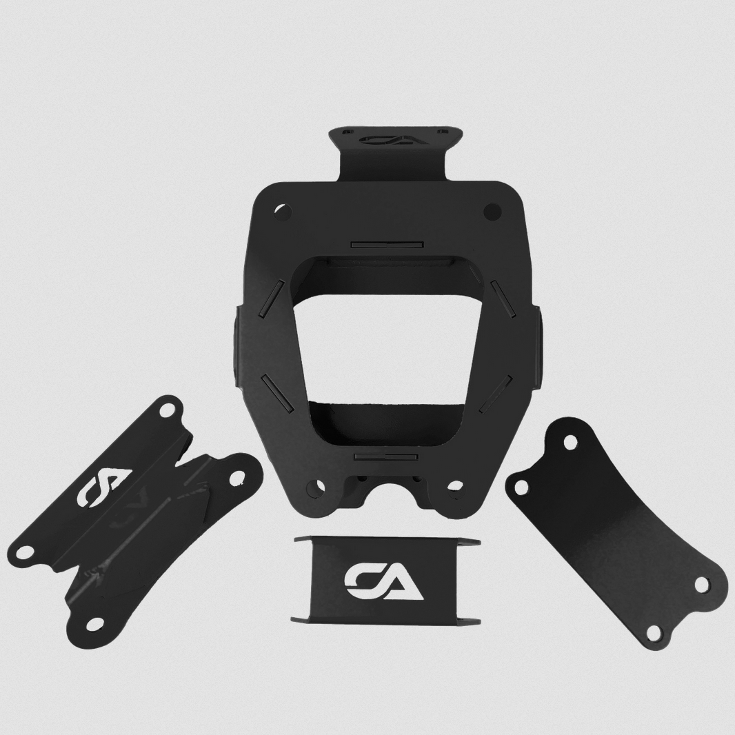 CANAM X3 FRONT DOUBLE SHEAR GUSSET STRENGTHENING KIT CA TECH USA CA-014-BL