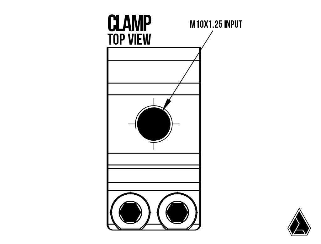 1.875" CAGE ACCESSORY CLAMP M10x1.25 UNIVERSAL CLMP-U-M10-1.875