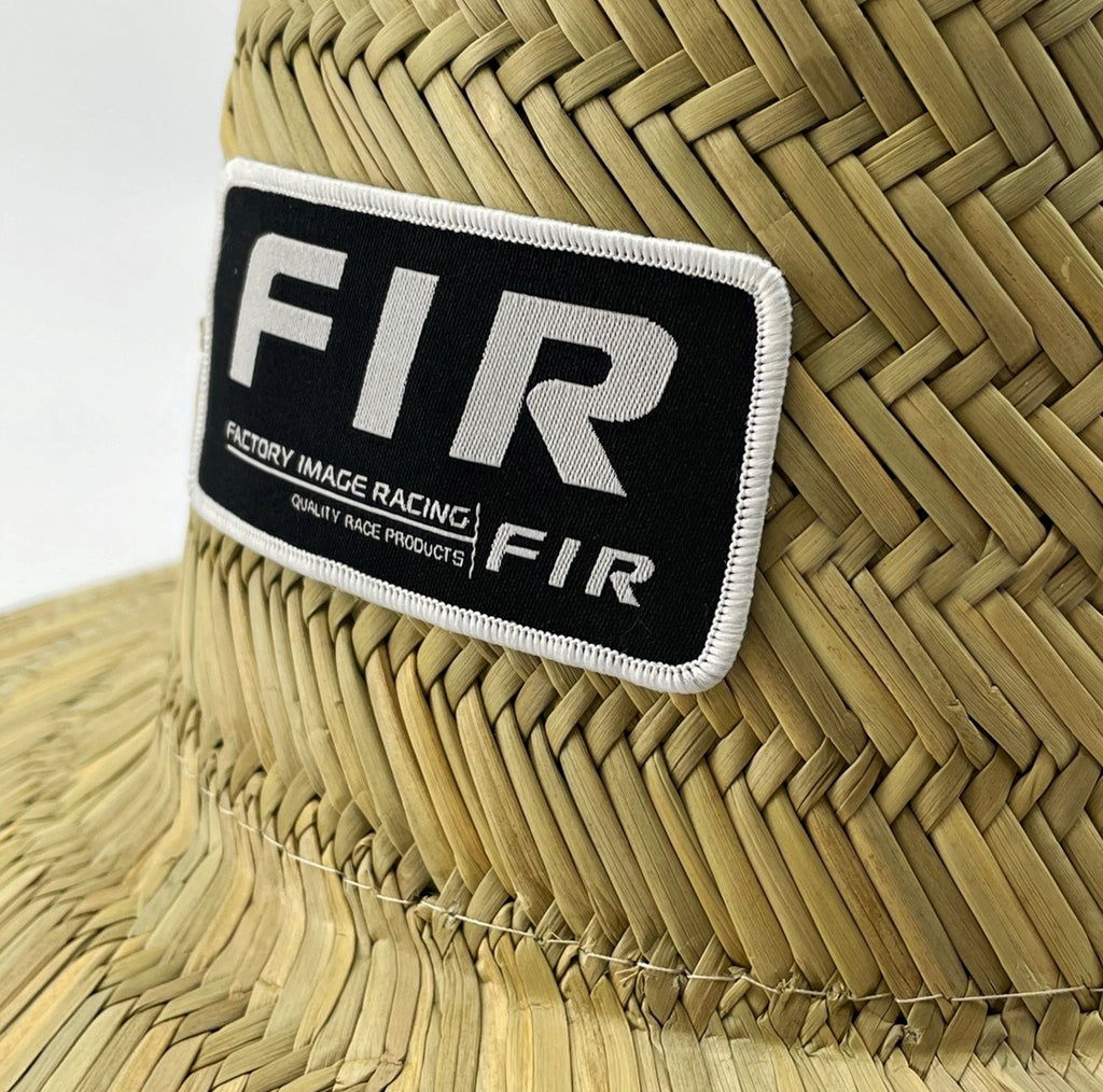 Shoreside Straw Hat - Fir Text Patch - One Size