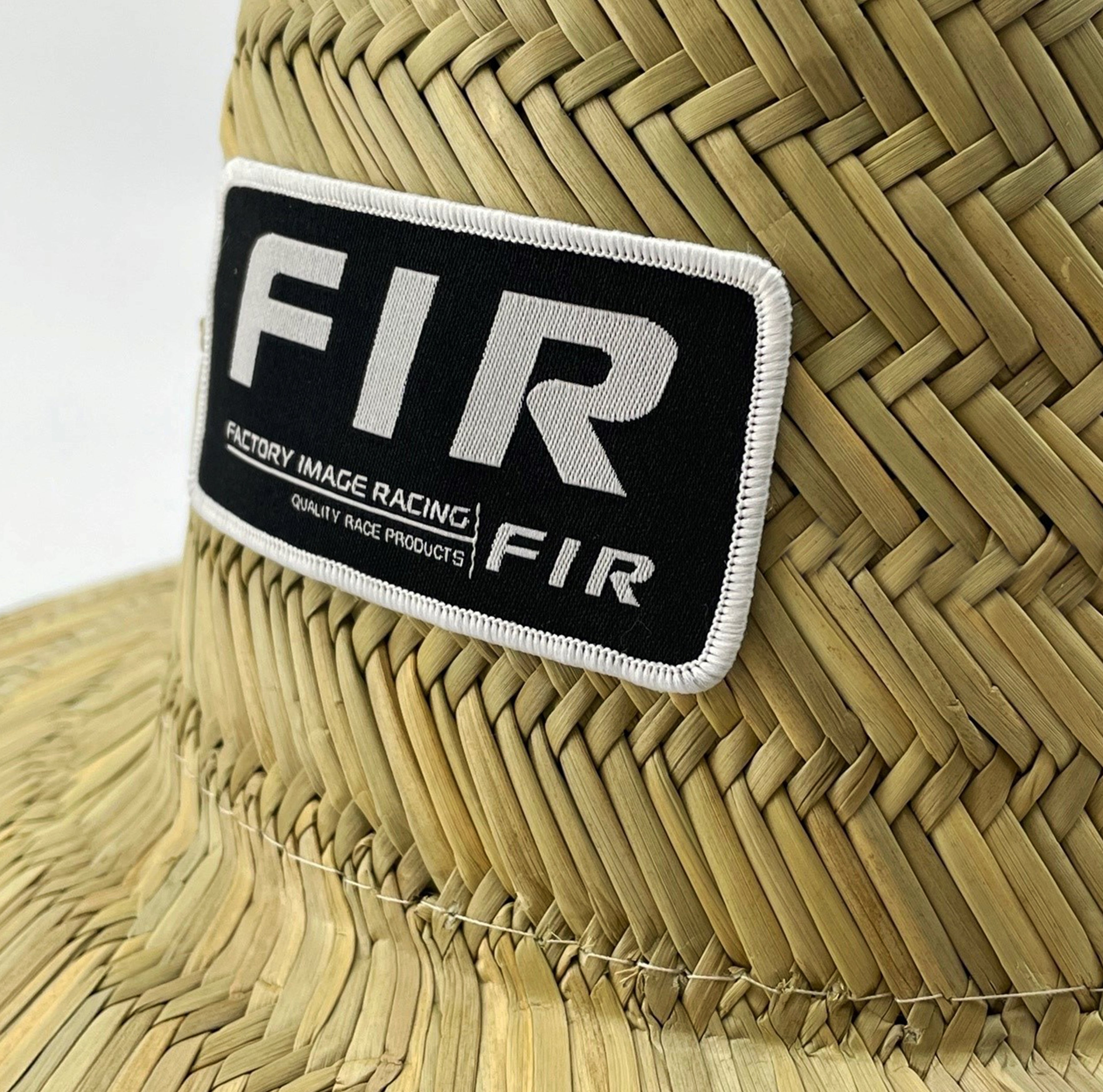Shoreside Straw Hat - Fir Text Patch - One Size