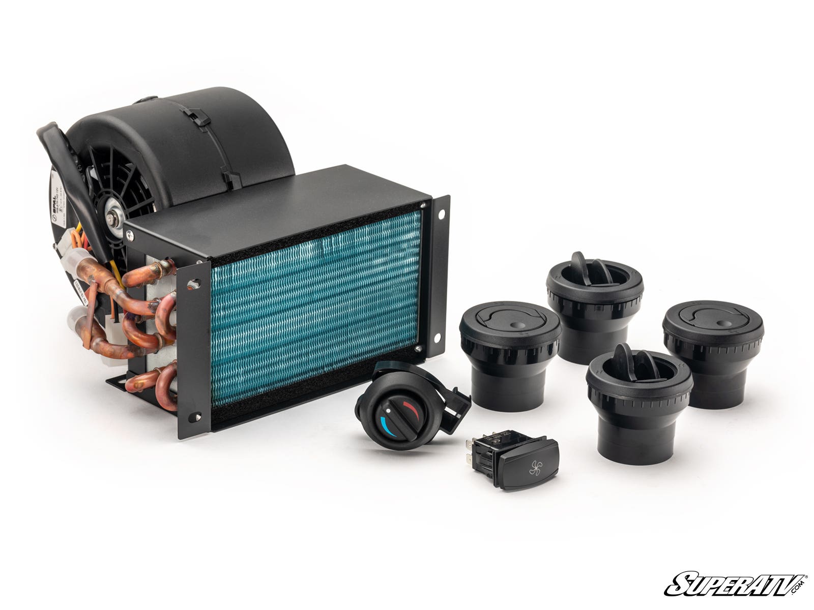 CFMOTO U10 IN DASH CAB HEATER MATRIX BLOWER, SUPER ATV HTR-CF-U10-ID