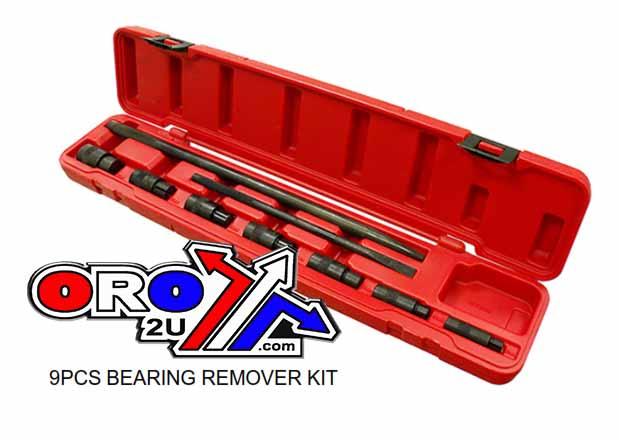 BEARING REMOVER SET 9 PCS., TOOLHEAD MC-12737