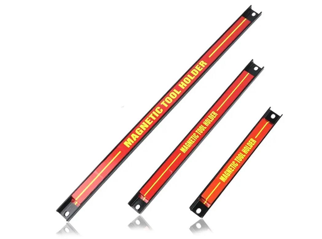 3-PIECE MAGNETIC TOOL HOLDER BAR SET 200mm 300mm 460mm WALL MOUNTED STEEL RACK
