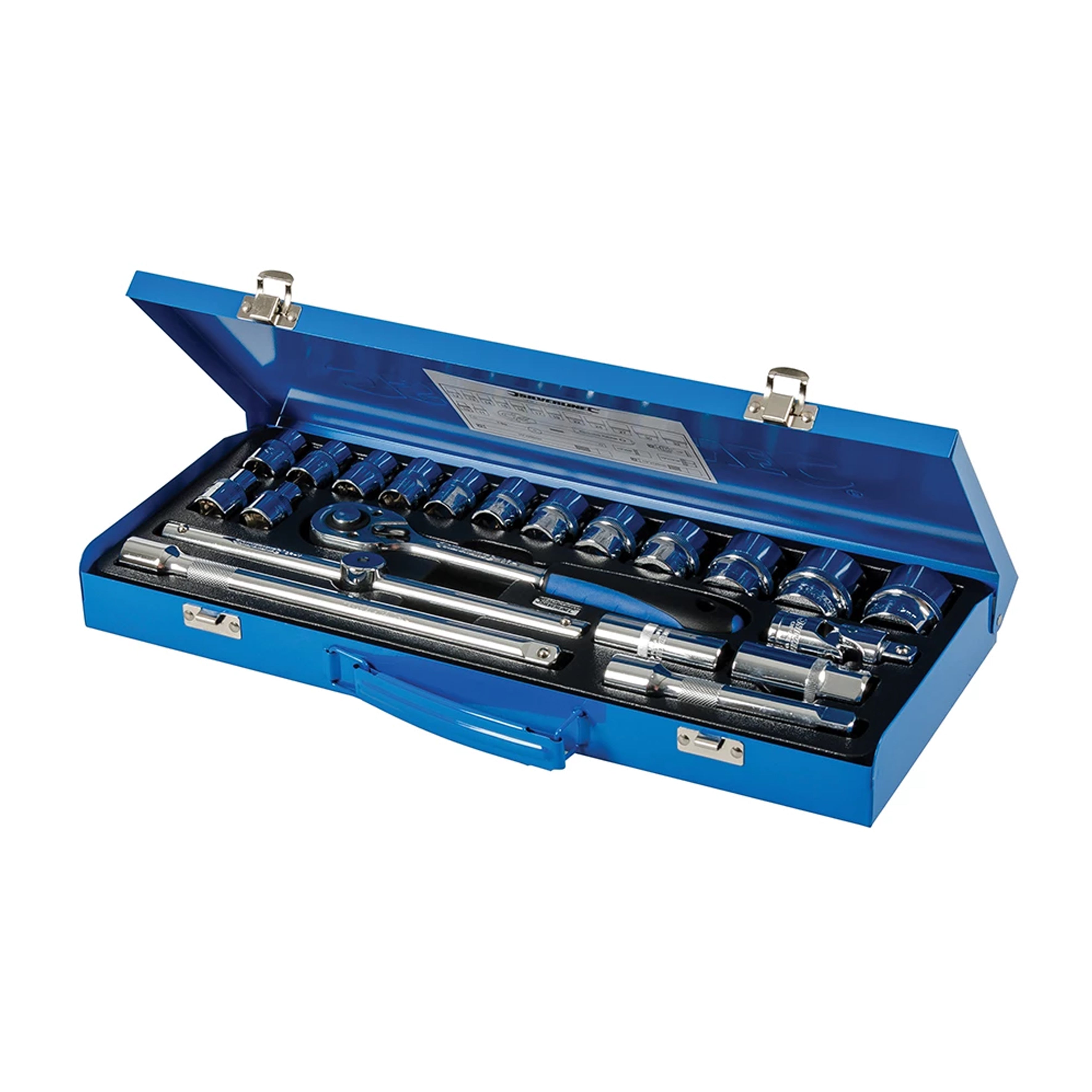SOCKET SET 1/2 21pc STEEL BOX 675046