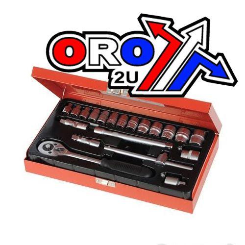 SOCKET SET 20pce. 3/8