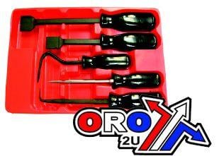 SCRAPER & PICK SET 5PCS
