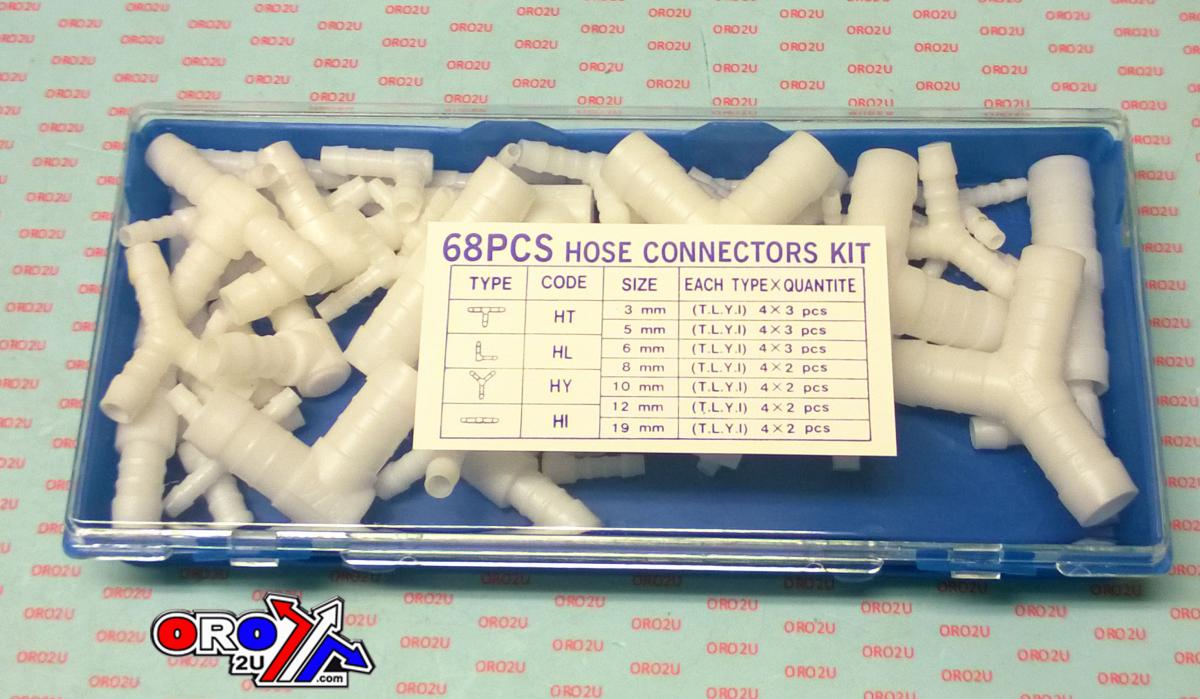 HOSE CONNECTORS KIT 68pc