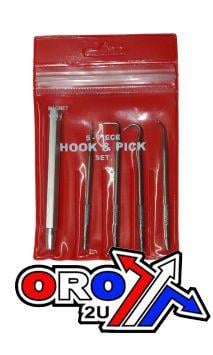 PICKS SET-4 6 ALUM. HANDLE