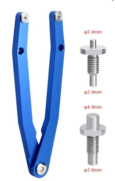 ADJUSTABLE PIN SPANNER BLUE ALLOY