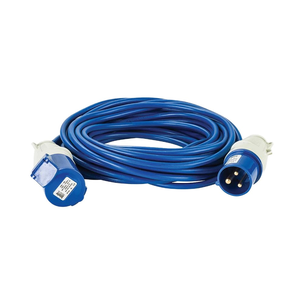 DEFENDER EXTENSION LEAD BLUE, 1.5mm, 16A, 14M