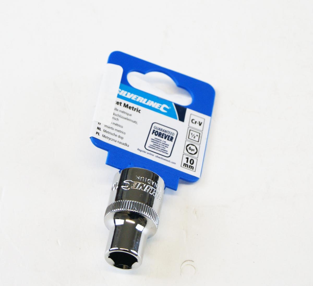 10mm SOCKET 1/2 DRIVE 6-point Socket