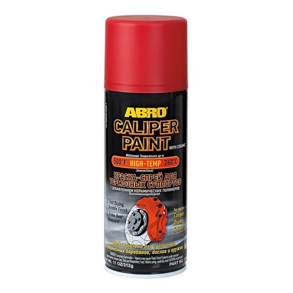 ABRO HIGH TEMP CERAMIC RED CALIPER PAINT CP-555-RED