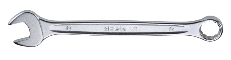 Combination Spanner Wrench Open Offset Ring Ends Chrome-Plated 7mm - Beta Tools 42 7