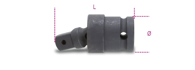 1/2 Drive Impact Universal Joint, 64mm Length - Beta Tools 720/25