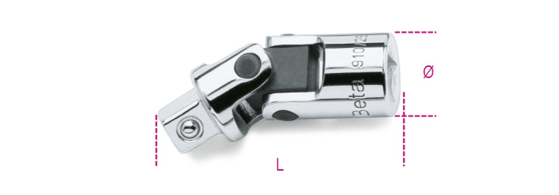 3/8 Drive Universal Joint 54.6mm - Beta Tools 910/25
