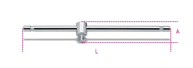 1/2 Drive Sliding T-Handle 305mm - Beta Tools 920/42