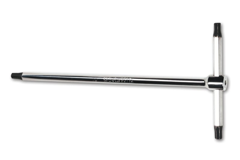 T-Handle Wrench with Three Male Ends for Torx Head Screws T6 - Beta Tools 951TX 06