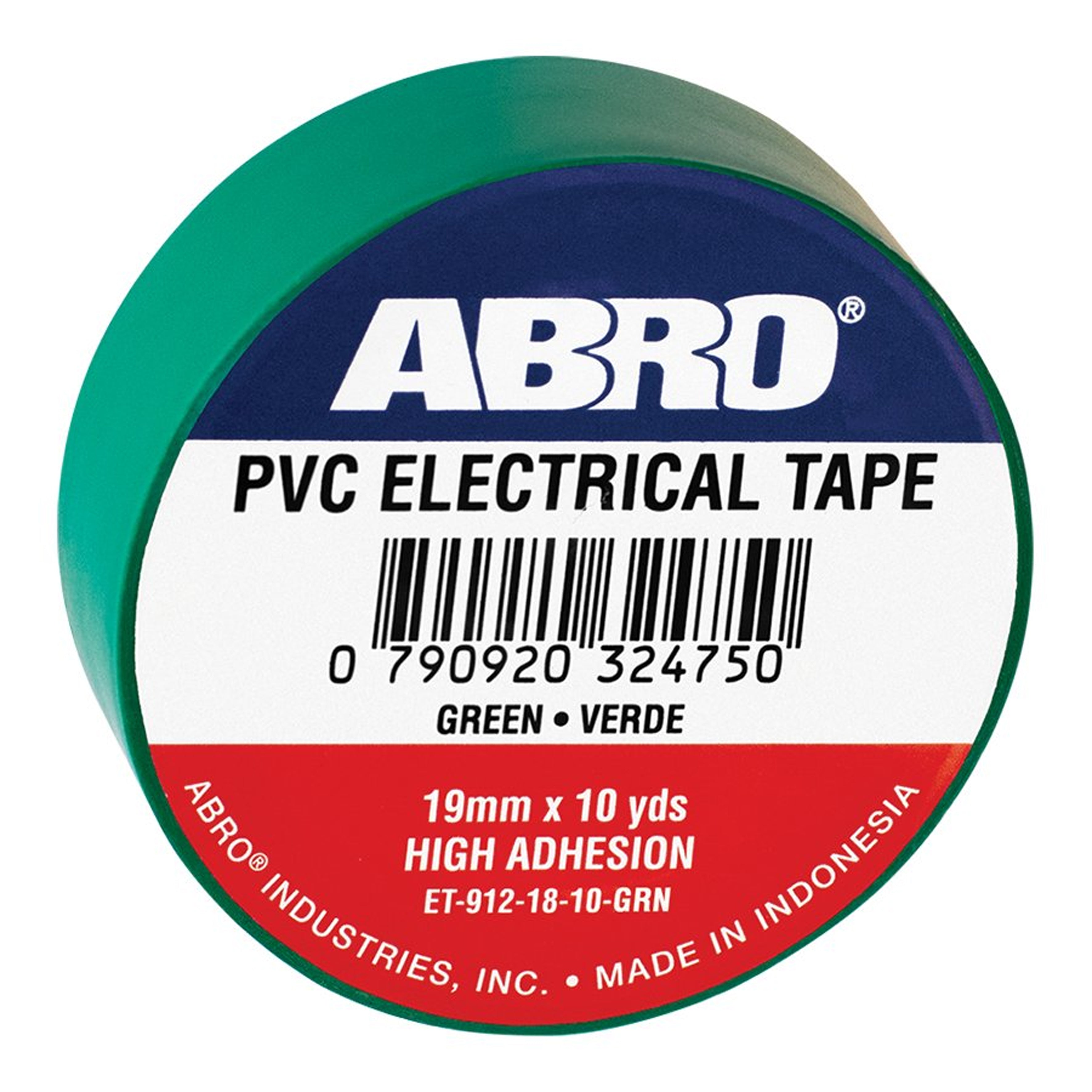Green PVC Electrical Insulation Tape 19mm x 20m