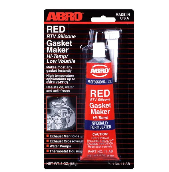 GASKET MAKER HIGH TEMP 85g, RED 11-AB