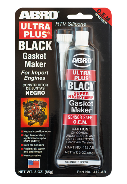 ULTRA PLUS 999 RTV SILICONE GASKET MAKER – BLACK