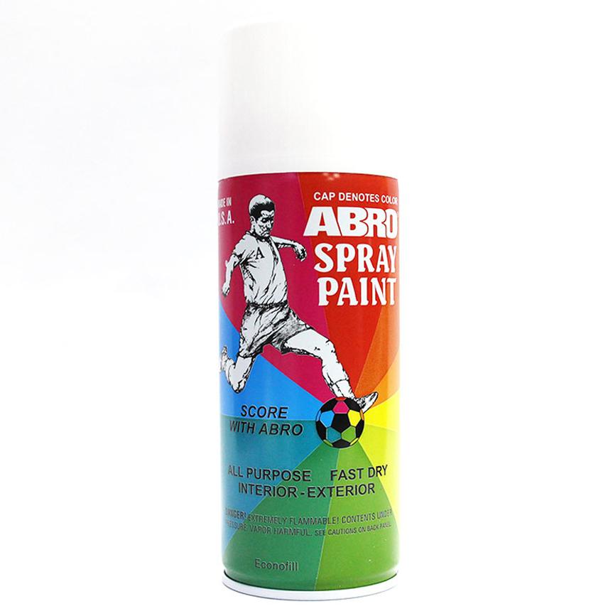 SPRAY PAINT GLOSS WHITE, ABRO 016, SP-016