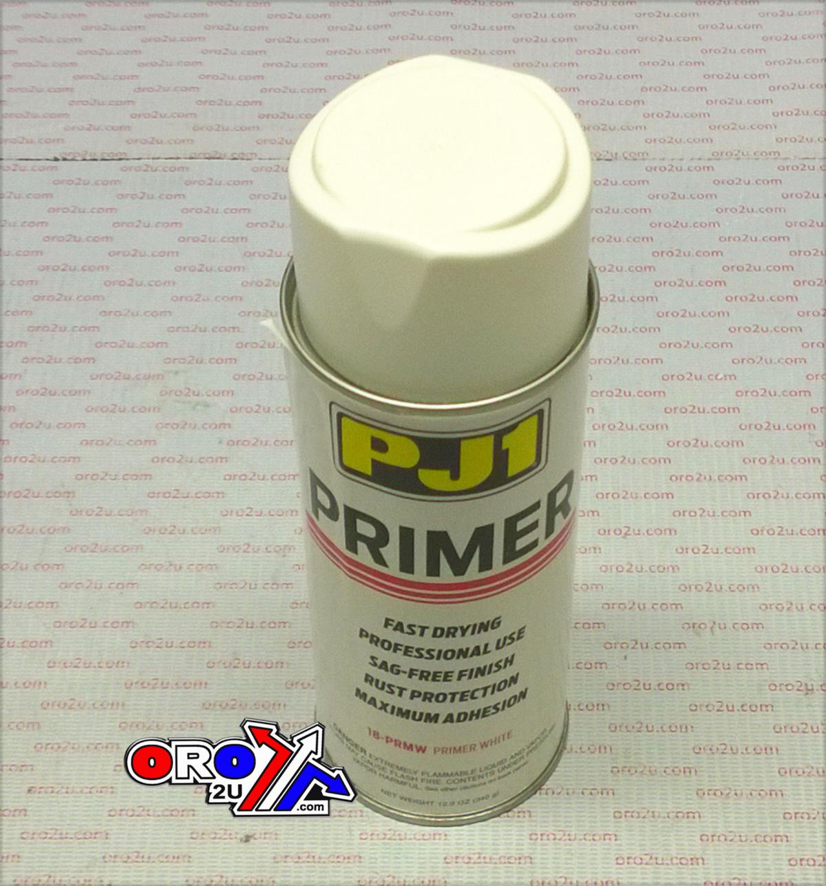 PJ1 WHITE PRIMER FAST DRYING, RUST PROTECTION 340ML, PJ1 18-PRMW, PJ011001