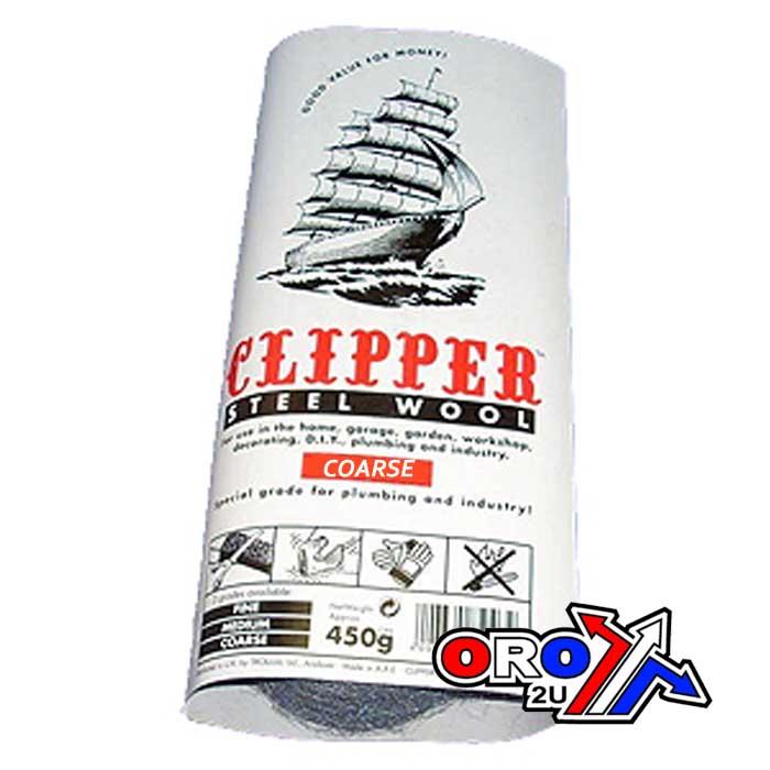 STEEL WIRE WOOL (COARSE) 450g RE EMT3