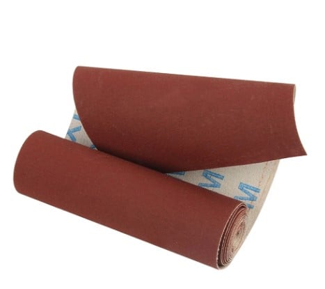240 GRIT EMERY CLOTH SAND PAPER 1M Long x 100mm Wide
