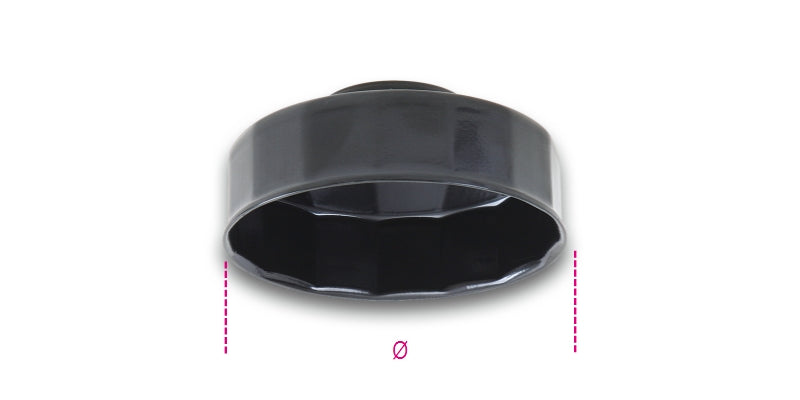 Oil Filter Wrench for MAN Vehicles 135mm 18-Sided - Beta Tools 1493 74-L14