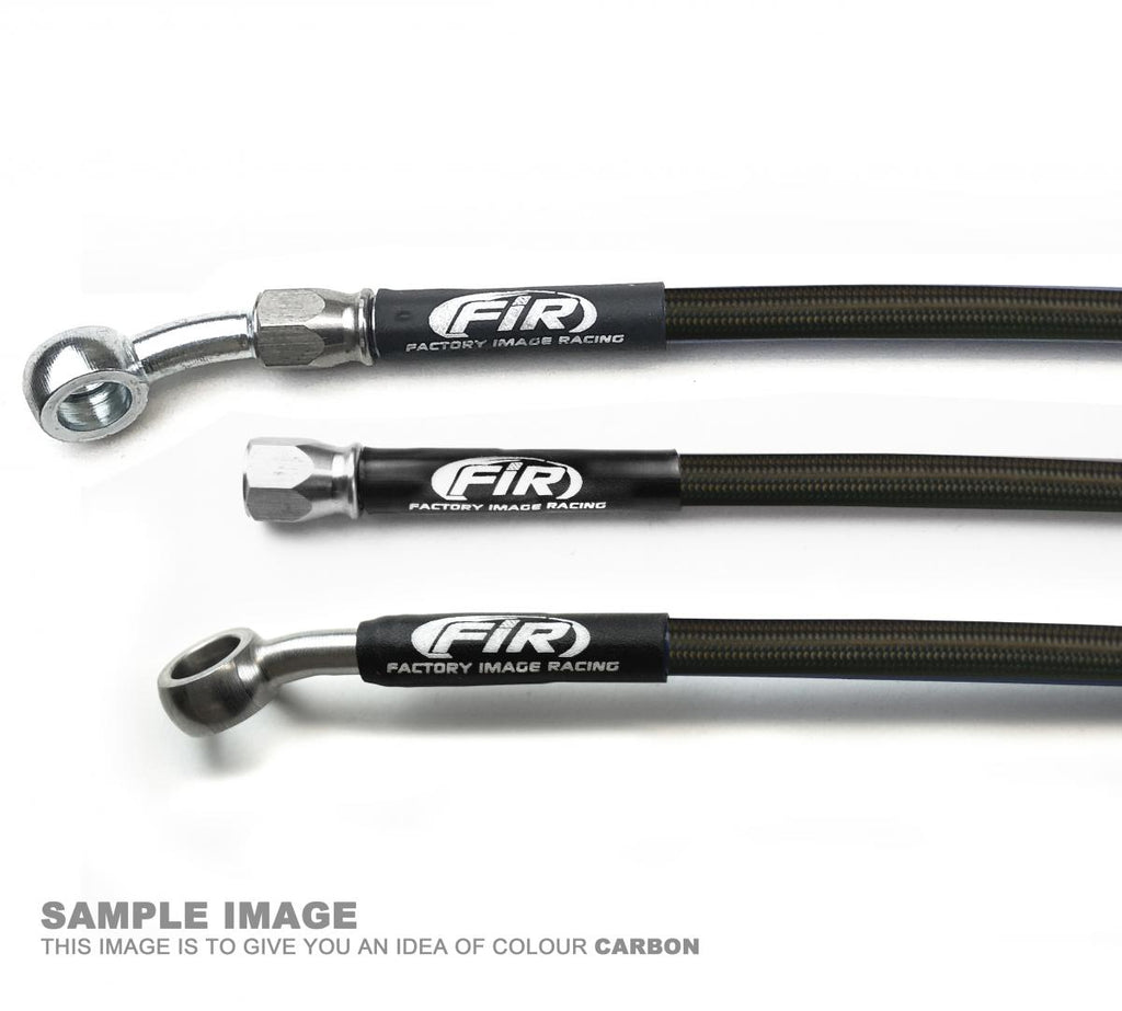 HOSE REAR BRAKE BLACK / BLK, XR400 1997-2003 HONDA FIR, KIT DONE